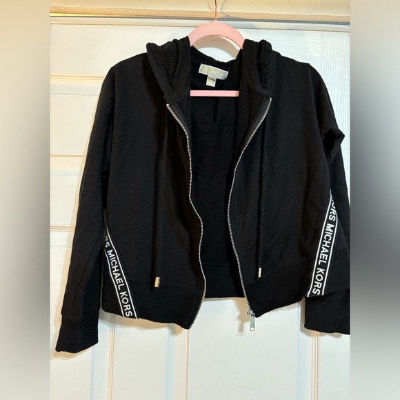 Michael Kors zip up hoodie, black - Picture 1 of 3